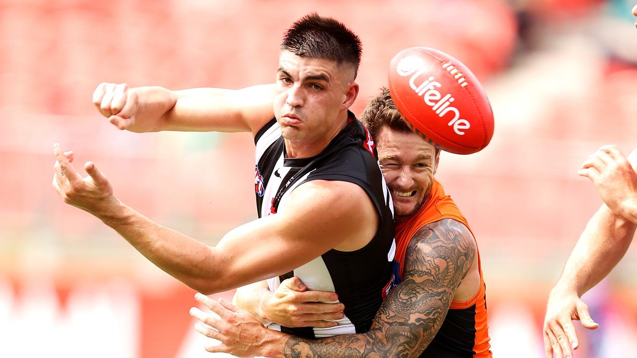 Collingwood defender Brayden Maynard was unable to beat his two-match striking charge. Picture: Getty Images