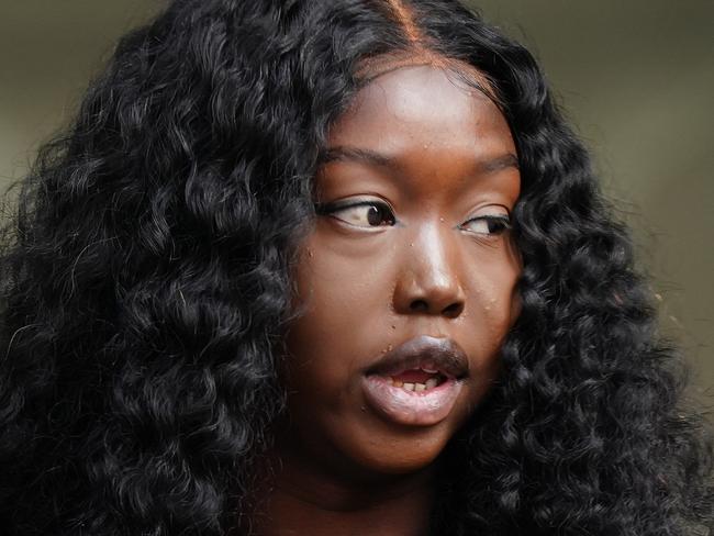 MELBOURNE AUSTRALIA - NewsWire Photos JUNE 18, 2024: Asyai Luk is seen leaving the Melbourne County Court.Picture: NewsWire / Luis Enrique Ascui