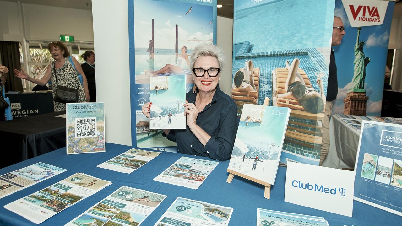 A shot from last years Darwin Travel Festival the stall from Club Med. Picture: Supplied.