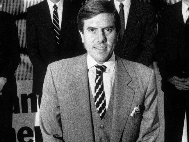 Businessman Christopher Skase in 1987 image. Pic News Limited.