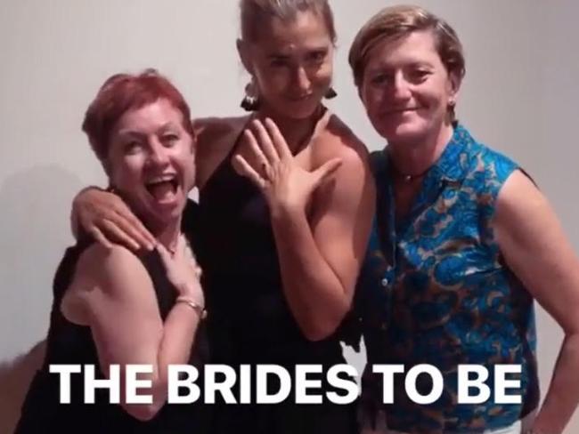 Frances Abbott sent some love to the brides to be over Instagram earlier on Friday. Picture: Instagram