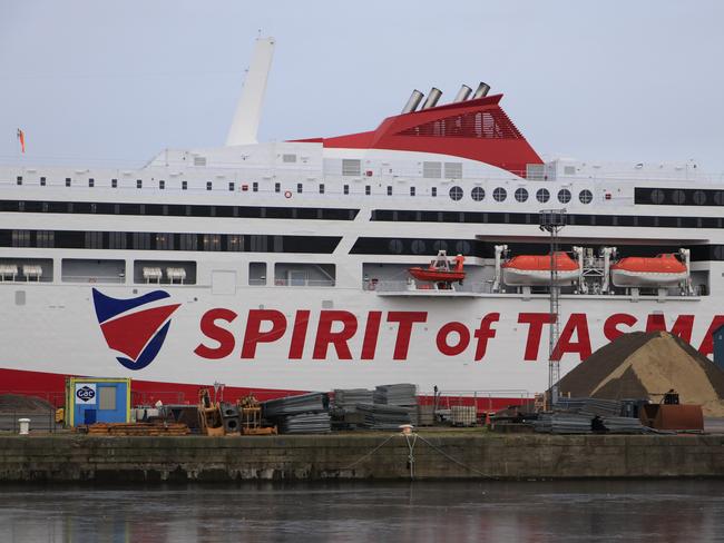 Spirit of Tasmania IV docked in Leith Scotland.  Picture: Tyson Scott