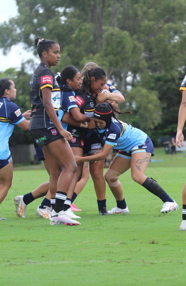 Mercedez Taulelei-Siala. HN under-19s action between Tweed and Norths.