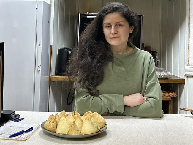 Lierane Tulchiy at her restaurant Krymsky Dvorik in Lviv. Picture: Natalie Vikhrov