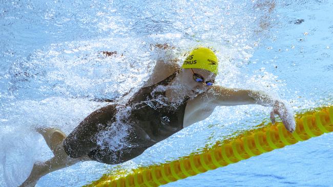 Australia's Ariarne Titmus at the Commonwealth Games in Birmingham. Picture: Oli SCARFF / AFP)