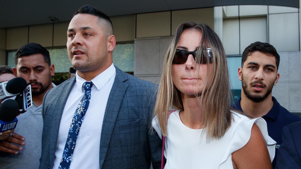 Former NRL star Jarryd Hayne has been found guilty of a sexual assault. Picture: NCA NewsWire / David Swift