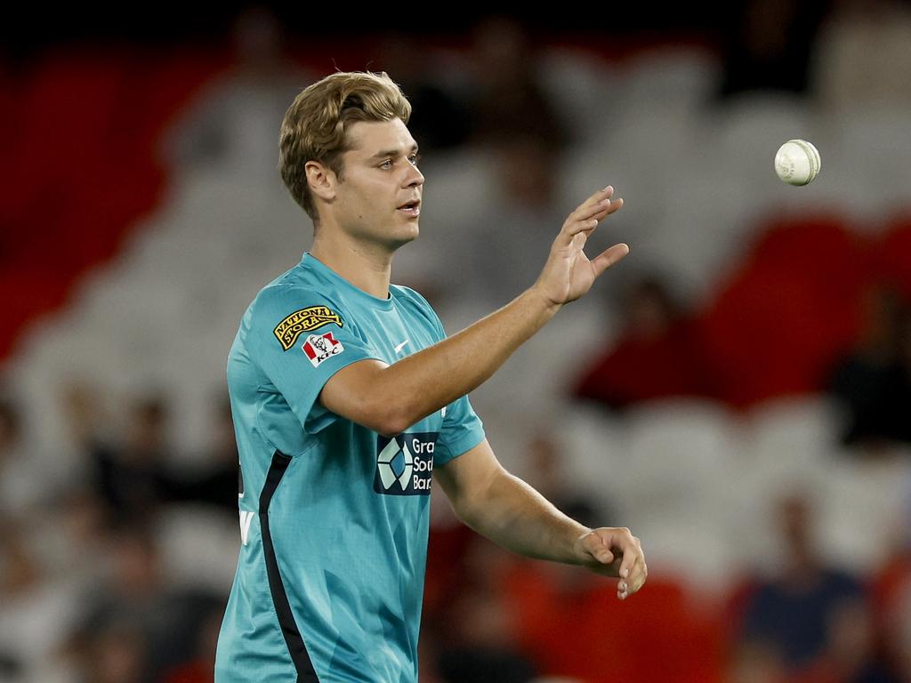 Spencer Johnson has extended his stint with Brisbane Heat. Picture: Jonathan DiMaggio/Getty Images