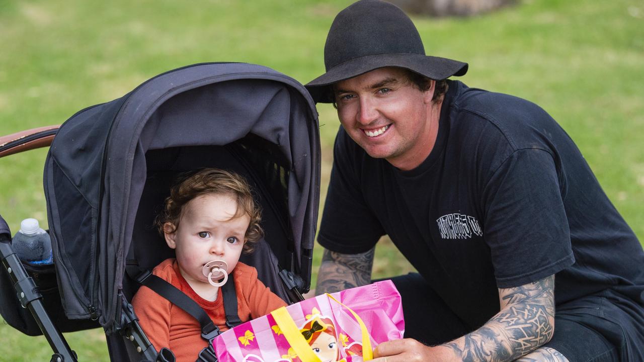 Nayvie Gillespie and Dion Gillespie at the 2022 Toowoomba Royal Show, Friday, March 25, 2022. Picture: Kevin Farmer