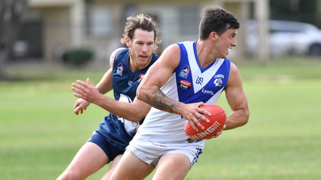 Athelstone’s Jake Westover (pictured) and his Raggies teammates will need to get moving in the second half of the season to avoid relegation. Picture: AAP/Keryn Stevens.