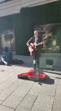 Hozier Tips Busker Performing 'Take Me to Church' on Dublin Street