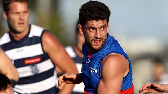 Tom Liberatore had 21 touches for Footscray in the VFL. Will he get a gig for the Dogs on the weekend? Picture: Mark Dadswell