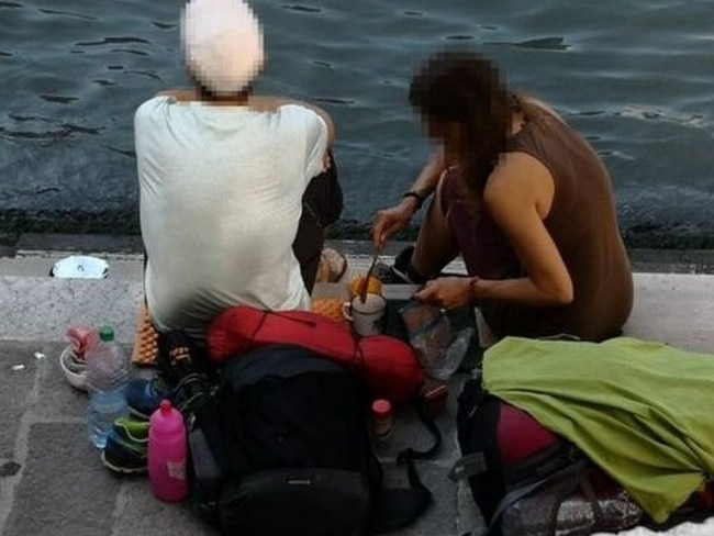 The tourists were spotted by Rialto Bridge. Picture: Comune Venezia