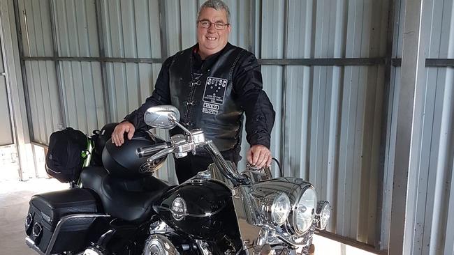 Wes Carlton, of Eimeo, was killed in northern New South Wales while riding in a charity run last month.