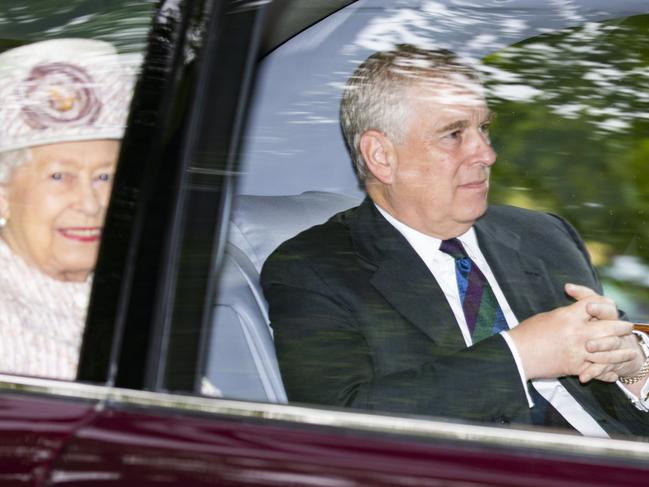 The Queen and Prince Andrew in 2019. Picture: Getty Images)