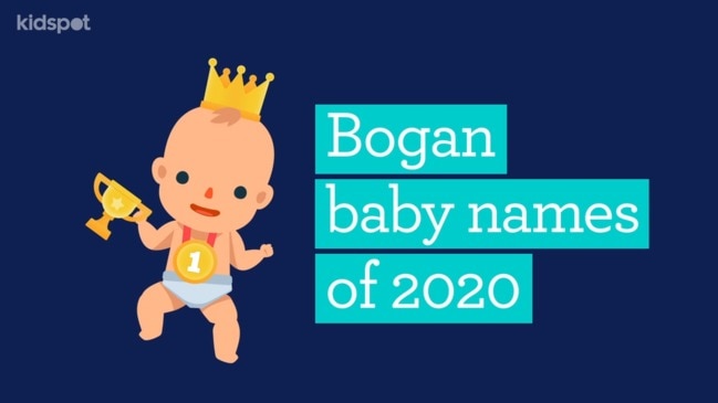 Bogan baby names of 2020