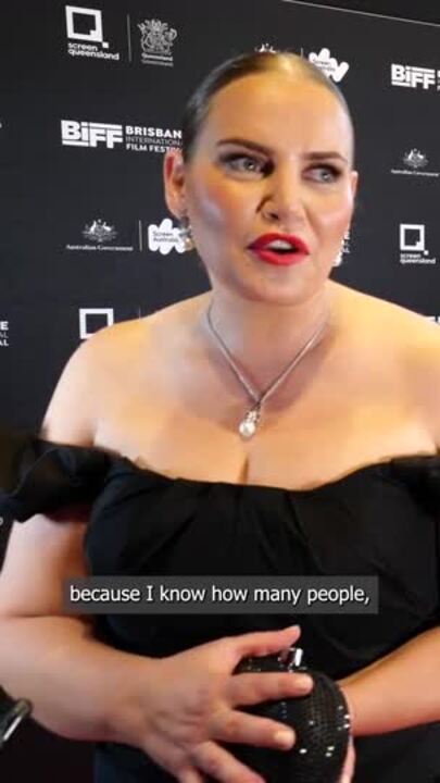 Jelena Dokic at world premiere of biopic at Brisbane International Film Festival