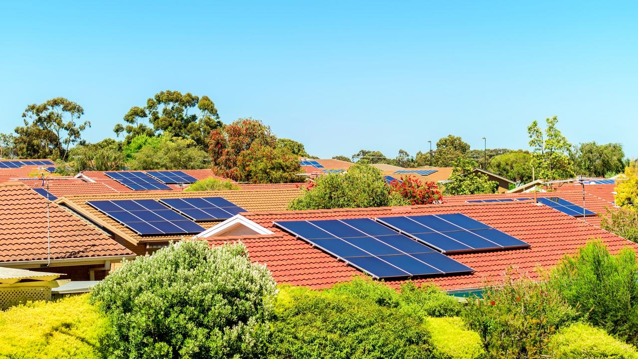 The increasing use of solar panels on homes has been one of the key reasons Australians are paying less on energy.