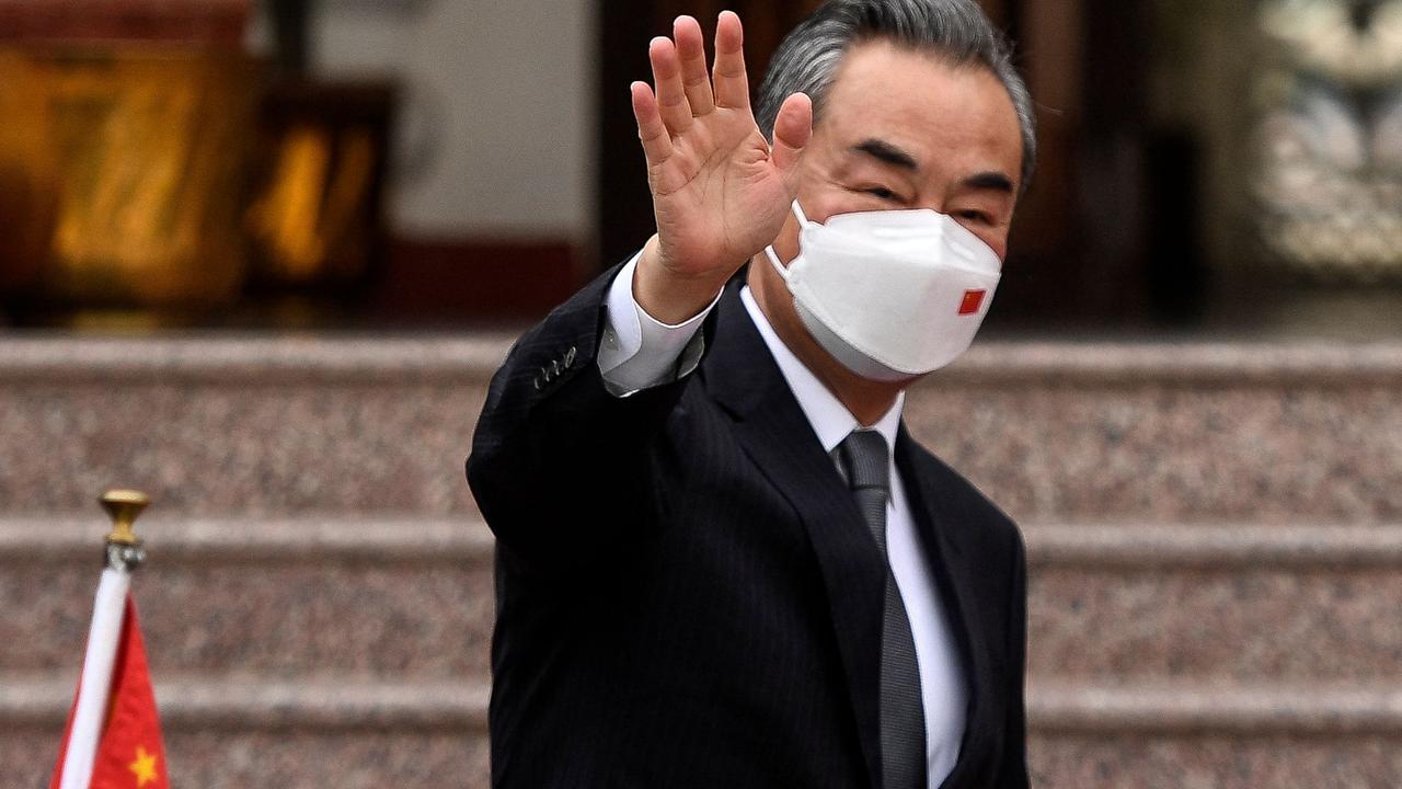 China's Foreign Minister Wang Yi. Picture: PRAKASH MATHEMA / AFP