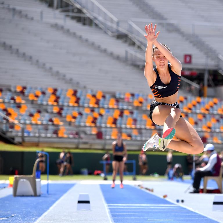 Queensland athletic state titles. Saturday March 13, 2021. Picture, John Gass