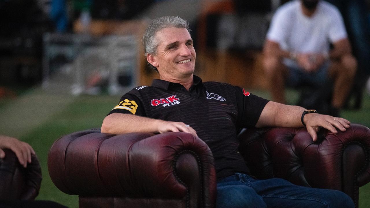 Watching the grand final was easier the second time around for coach Ivan Cleary. Picture: Fox League