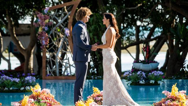 Nick Cummins and Brittany Hockley.