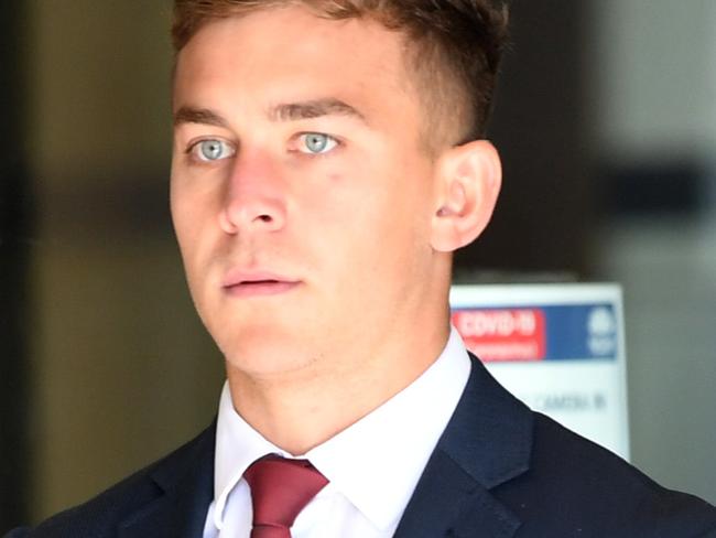 Callan Sinclair told the court he was shocked at the allegations. Picture: NCA NewsWire / Jeremy Piper