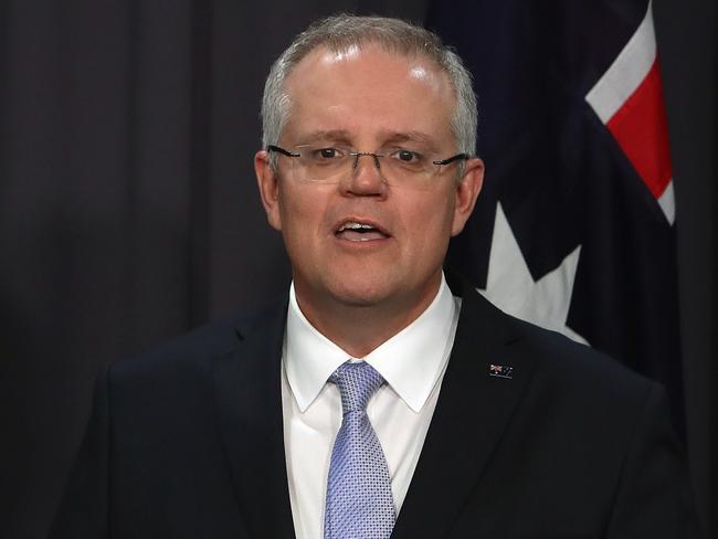 Prime Minister Scott Morrison is prepared to extend the banking royal commission in the wake of the blistering findings of widespread mistreatment of customers and chronic failures by the regulators. Picture: Kym Smith