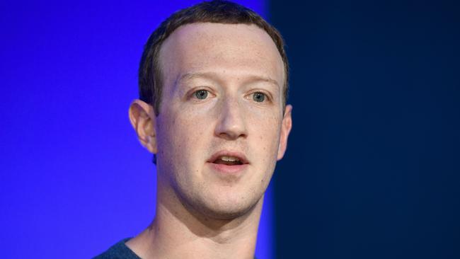 (FILES) In this file photo Facebook CEO Mark Zuckerberg speaks during a press conference in Paris on May 23, 2018. - Facebook chief Mark Zuckerberg said in an interview published July 20, 2020 he has "no deal of any kind" with President Donald Trump on content moderation on the social media giant. Zuckerberg, in an interview with Axios, rejected the "speculation" that Facebook had an arrangement that gives the president free rein on the platform."Let me be clear: There's no deal of any kind," Zuckerberg told the news site. (Photo by BERTRAND GUAY / AFP)