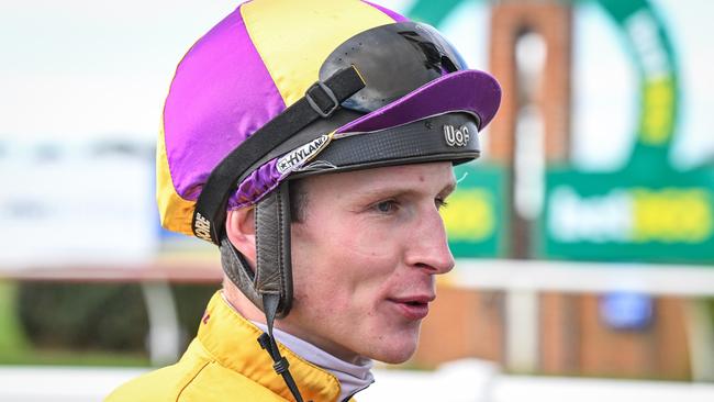 Jockey Will Gordon had a suspension for misconduct shortened in a Victorian Racing Tribunal hearing. Picture: Racing Photos via Getty Images