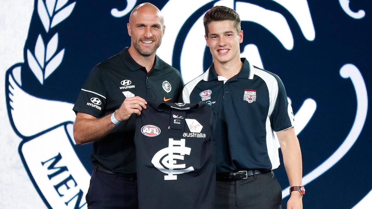 Carlton Liam Stocker draft pick trade video with Adelaide: AFL draft ...