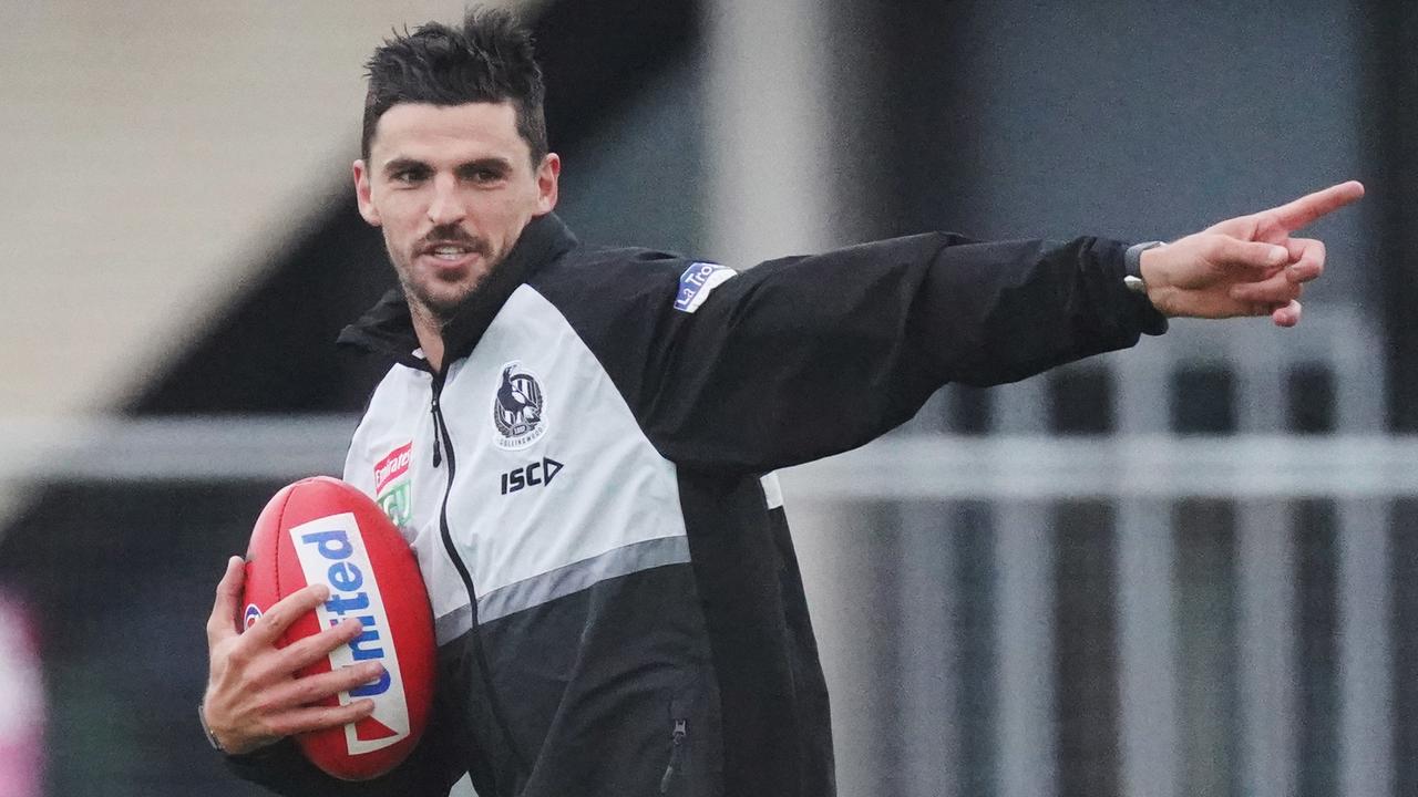 Collingwood’s Scott Pendlebury has proposed radical changes to the AFL. (AAP Image/Michael Dodge)