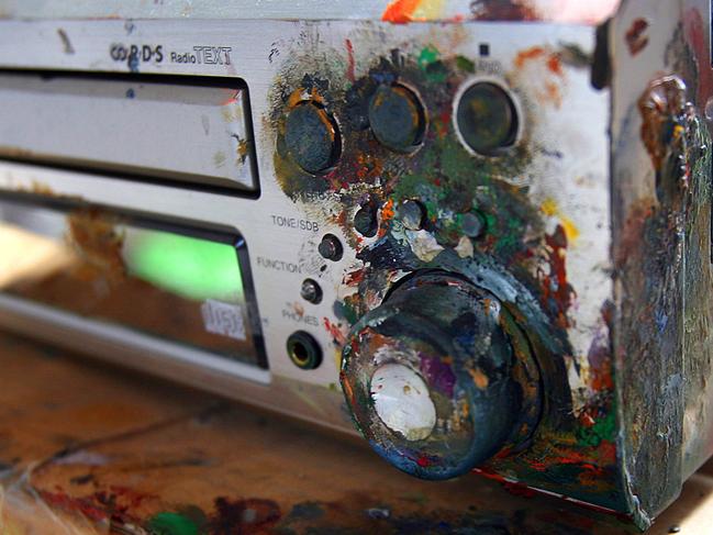 Geoff Dyer’s CD player.