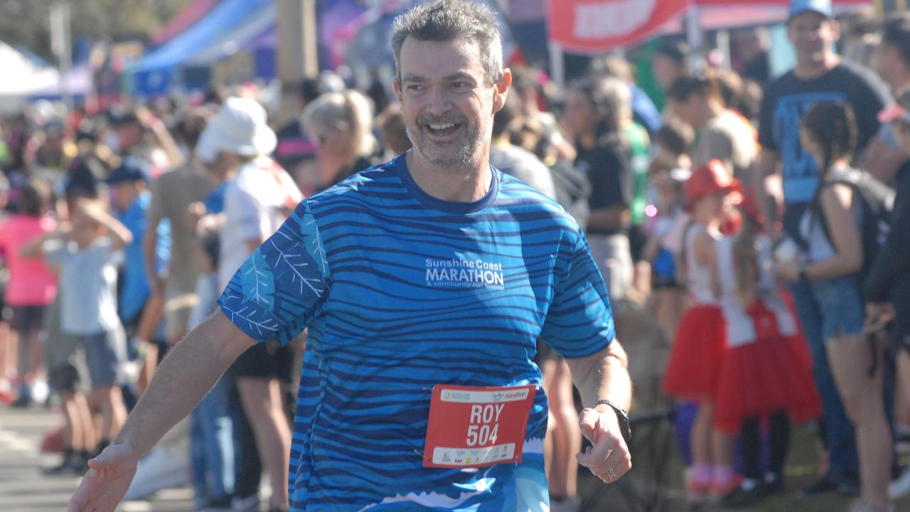 Roy Bourke at the 2022 Sunshine Coast Marathon and Community Run Festival.