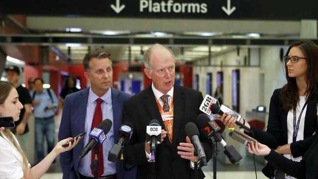 Sydney Trains chief executive Howard Collins. Picture: AAP