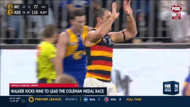 Walker kicks NINE in Crows big win