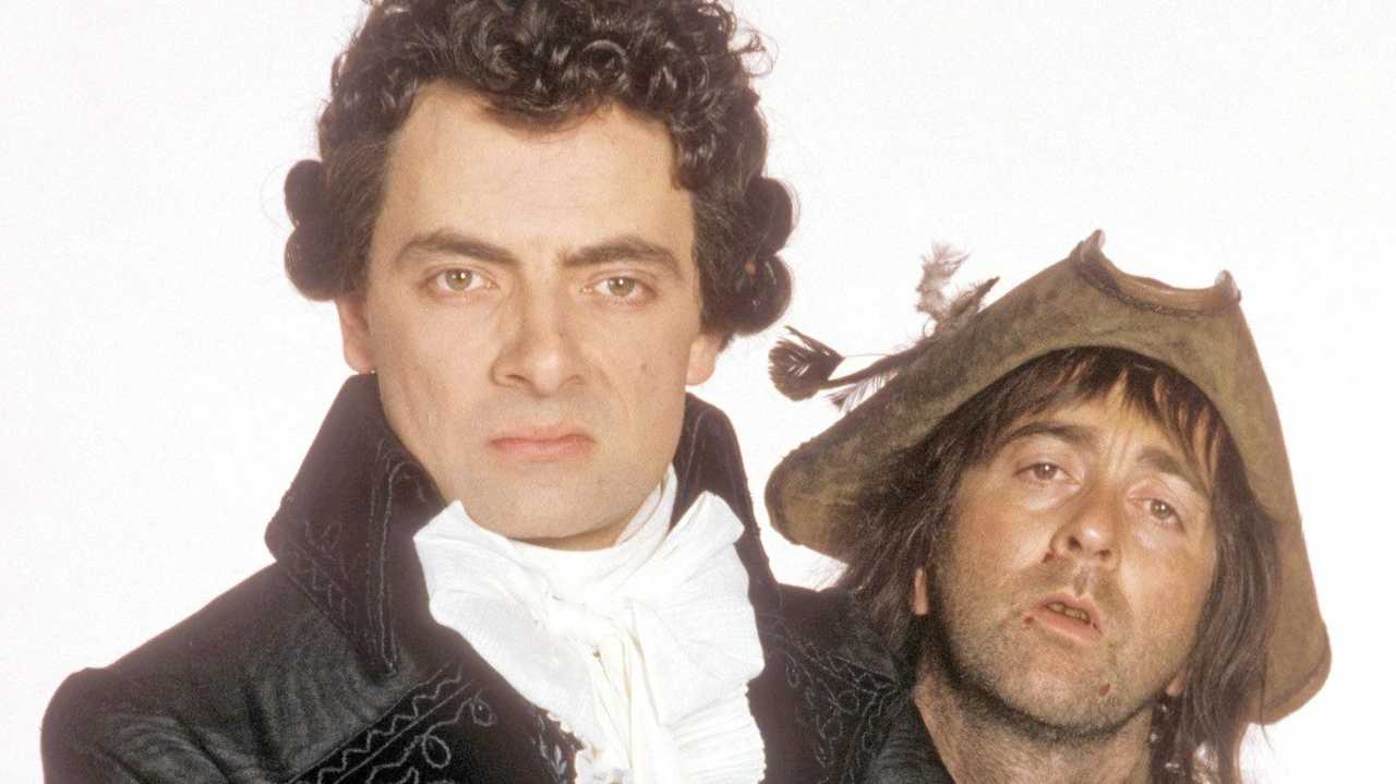 Rowan Atkinson and Tony Robinson from BlackAdder.