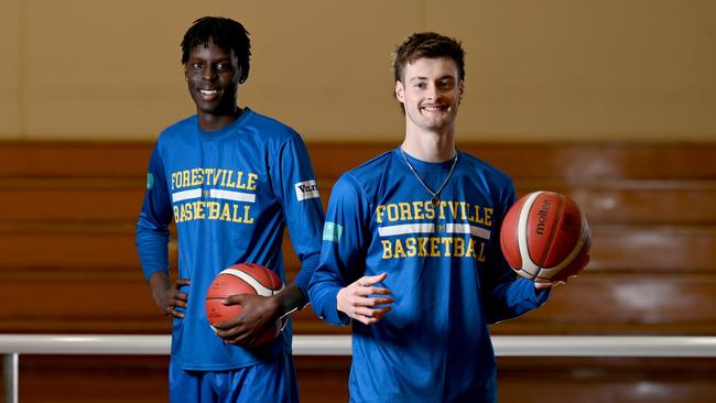 While Malith Machar (left) has re-signed for the Eagles, star player Michael Harris (right) has departed for Mount Gambier. Picture: Naomi Jellicoe