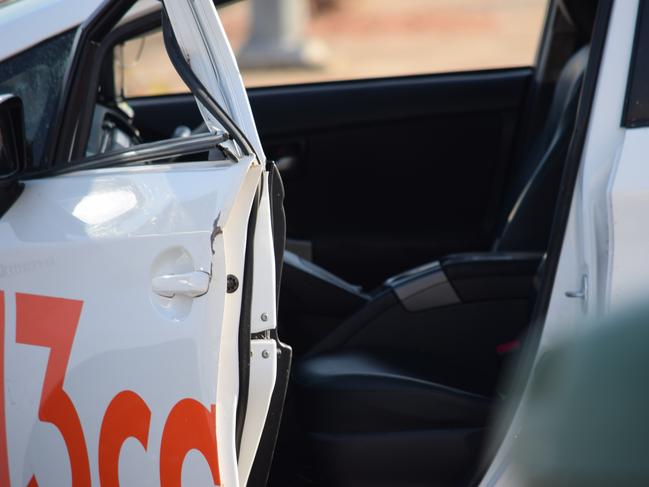 A taxi driver was left in serious condition following an attempted robbery that ended with him being stabbed in Hermit Park.