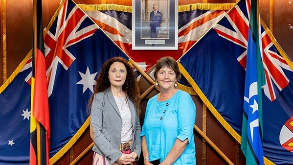 Tweed Shire Mayor Chris Cherry and Deputy Mayor Meredith Dennis OAM. Picture: Tweed Shire Council / Supplied.