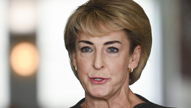 Senator Michaelia Cash said her Liberal colleague Andrew Bragg was ‘wrong’ for stating the Opposition would consider punishing states by limiting their GST revenue. Picture: NewsWire/ Martin Ollman