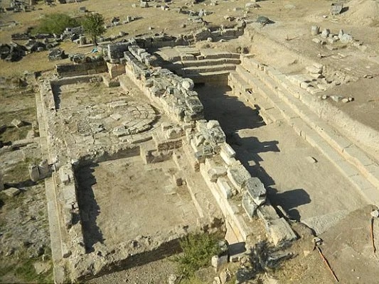 ancient Turkish city of Hierapolis . Picture:   Archivio Missione Archeologica Italiana a Hierapolis