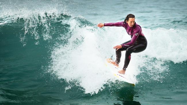 Layne Beachley, is firing on the Masters circuit. Picture: Troy Snook.