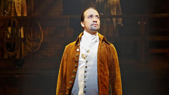 Get ready to singalong to the Broadway version of Hamilton starring its creator Lin Manuel Miranda as Alexander Hamilton. Picture: Supplied