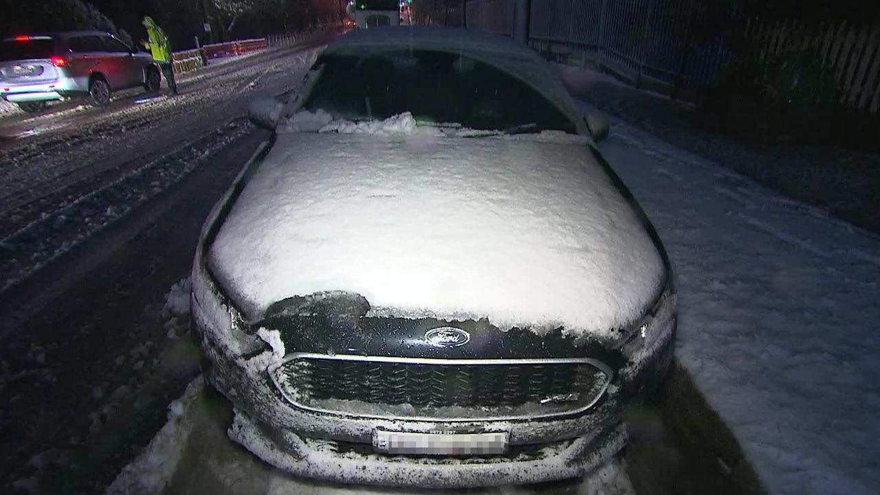 Snow fell in Blackheath overnight. Picture: TNV