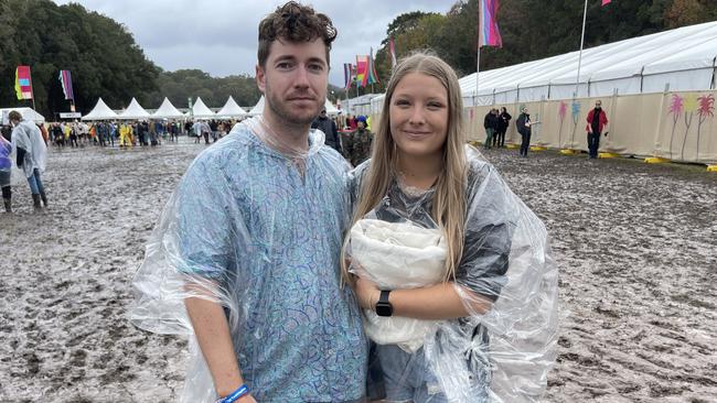 Splendour in the Grass has become a muddy mess. Picture: James Weir/news.com.au