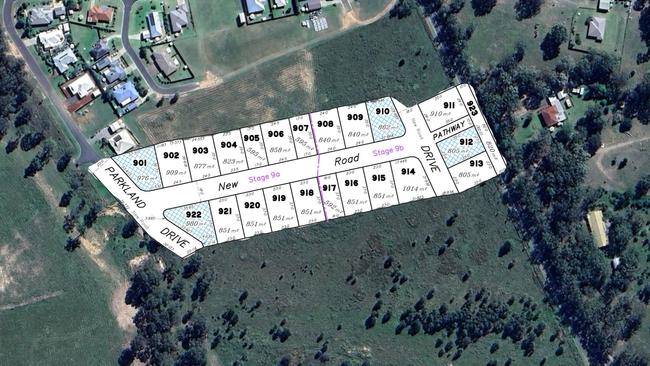 Crows Nest subdivision plans lodged with Toowoomba Regional Council.