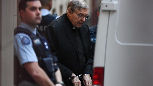 George Pell could walk free if the High Court overturns his convictions. Picture: Erik Anderson.