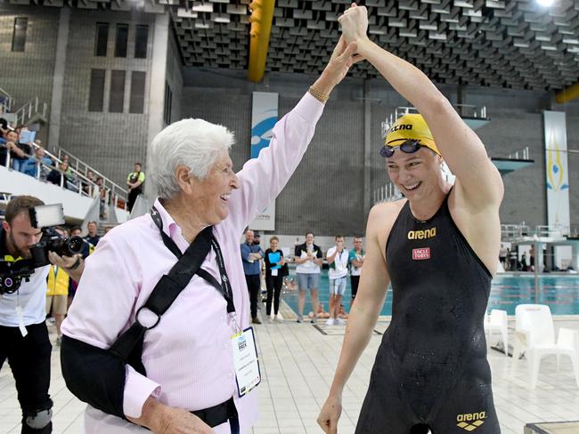 Two legends of Australian swimming celebrate our latest achievement in the sport.