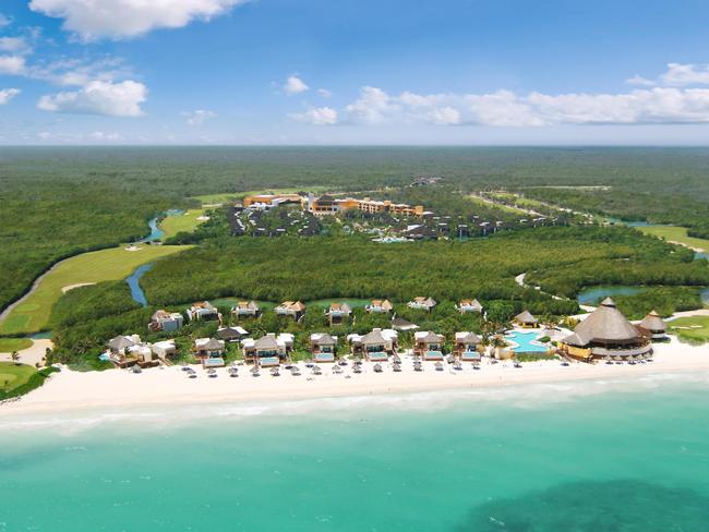 The hotel where Brian Houston stayed in Cancun, Mexico. Pic: supplied