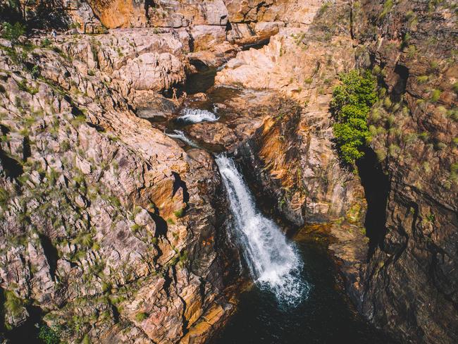 Maguk waterfall and plunge pool. Picture: Tourism NT